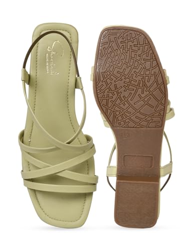 Image of Women Flats Sandals | Stylish Embroidered Slip-On Flats for Women | Comfortable Lightweight Sandals | Ethnic & Casual Footwear for Ladies SL1043