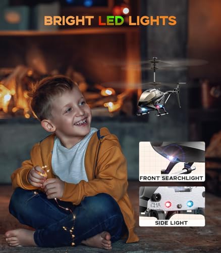 Image of SYMA S107H-E RC Helicopter, Remote Control Helicopter with Altitude Hold, 3.5 Channel, Gyro Stabilizer, Aircraft Toys for 8-12 Kids Beginners as a Gift