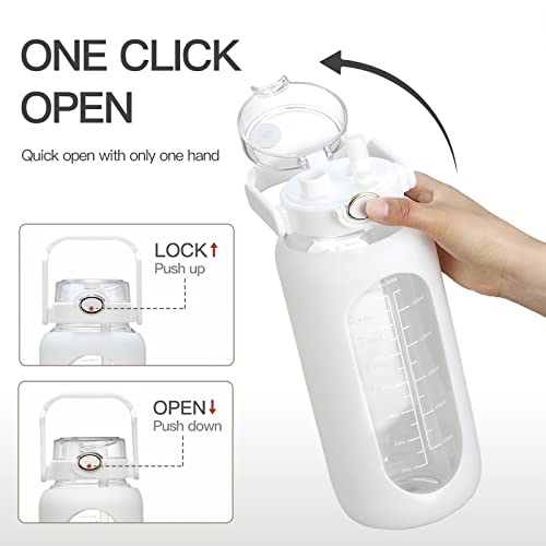 chunmo-64oz-Glass-Water-Bolttles-with-Straw-Half-Gallon-Large-Motivational-Water-Bottle-with-Time-Marker-Sports-Water-Bottles-with-Silicone-Sleeve-and-Handle-Lid-Water-Jug-for-Gym-Workout