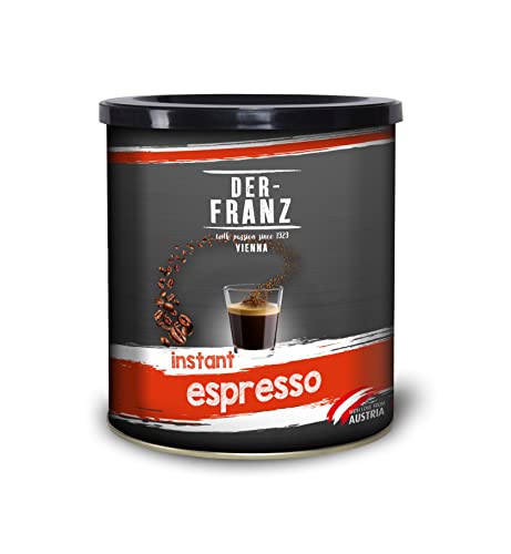 Der-Franz Espresso Instant-Kaffee, Intensität 5/5, Arabica und Robusta, 200 g
