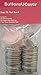 50 Buttons2Cover Cover Buttons with Flat Backs Size 75 (1-7/8") and Assembly Tool Kit