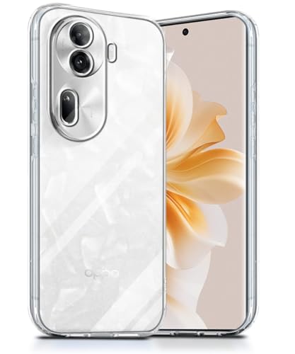 Image of WOW IMAGINE Crystal Clear Transparent Back Case Cover for Oppo Reno 11 Pro 5G | Full Device & Camera Protection Shockproof TPU Silicone Back Cover Case - Transparent