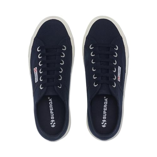 Image of Superga 2740 Platform Sneakers for Men and Women - Iconic Italian Men's and Women's Tennis Shoes with Breathable Canvas Upper, Non Slip Rubber Sole