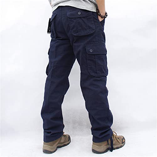Cargo Pants Men Military Work Overalls Loose Straight Tactical Trousers Multi-Pocket Baggy Casual Army Pants - Image 5