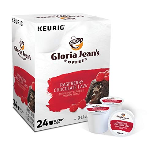 Gloria Jean's Coffee Raspberry Chocolate Lava Keurig K-Cup Pods (96) #TOP1