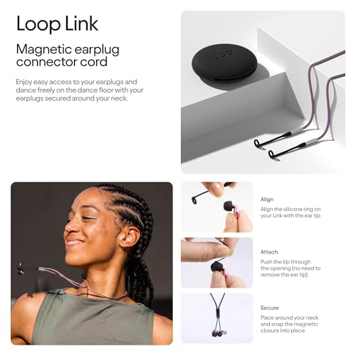 Image of Loop Earplugs Social Plus Link Bundle (2-Pack) - Engage 2 Plus + Loop Experience 2 Plus + Link | Reusable Ear Plugs for Focus, Noise Sensitivity, Music, Parenting & More | 16dB /18 dB Noise Reduction