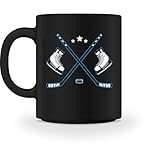 Generisch Eishockey Sport Motiv - Hockey Trainer Spieler Mannschaft Goalie Cool Lustig Spruch Fan - Tasse -M-Schwarz