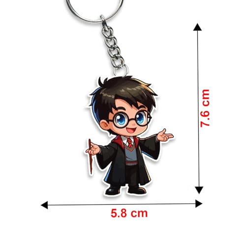 Image of Acrylic Anime & Cartoon Theme Keychain For Bike & Car | Birthday Return Gift For Kids | Gift For Girls & Boys