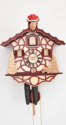 Anton Schneider Quartz Cuckoo Clock Little Black Forest House, with Music