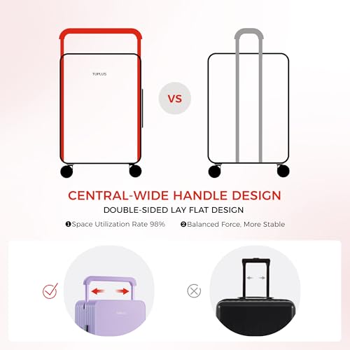 TUPLUS Unisex Adult, Purple, Carry-On 20-Inch3