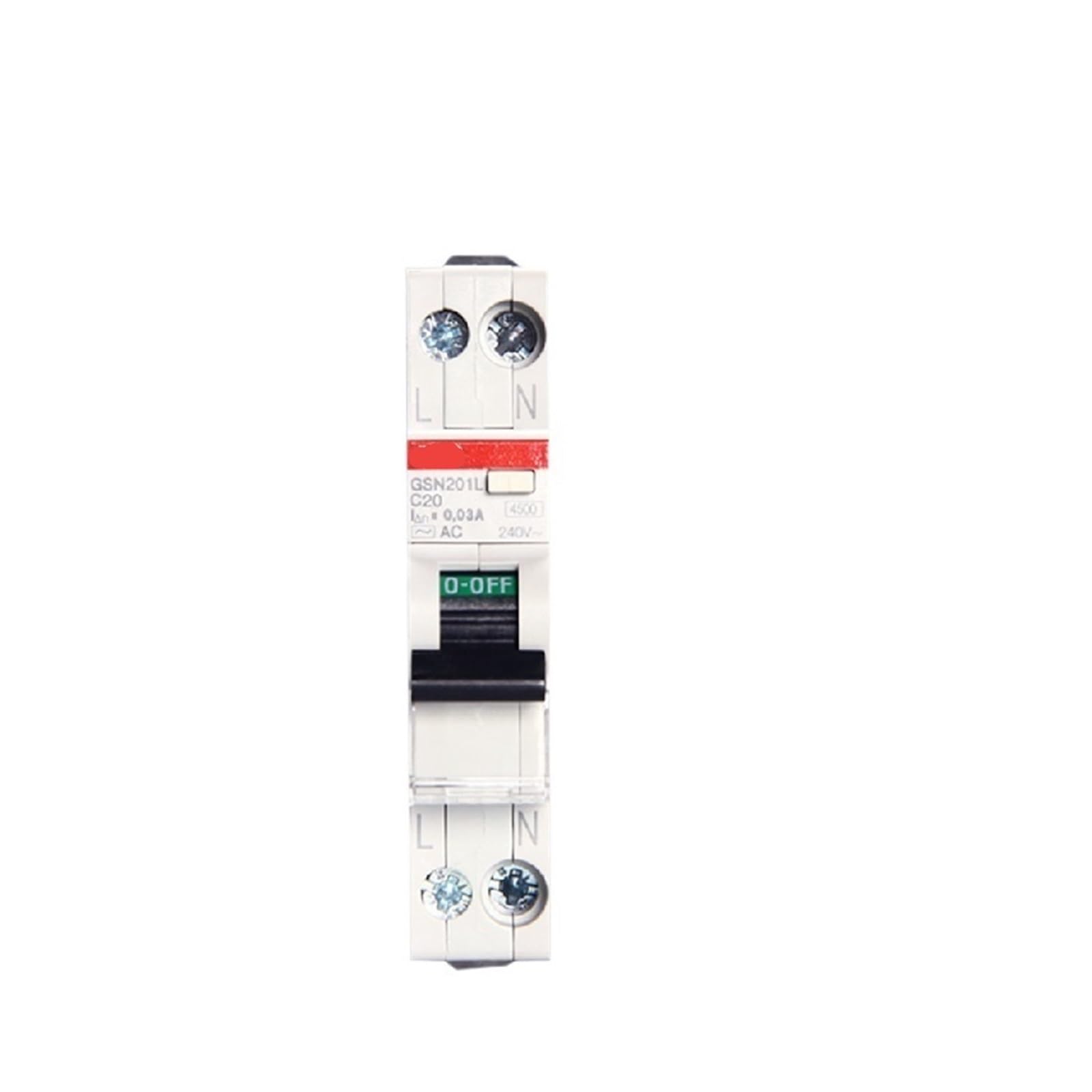 Disjoncteur différentiel 25A GSN201L Type C coupe instantanément les fuites