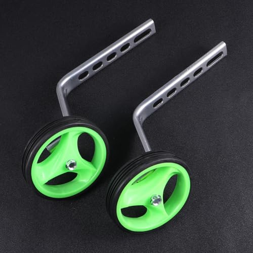 Ruedas de entrenamiento y ruedas estabilizadoras auxiliares para bicicleta 12-20 pulgadas metal general con cinta soporte para equilibrio y seguridad miniatura 6