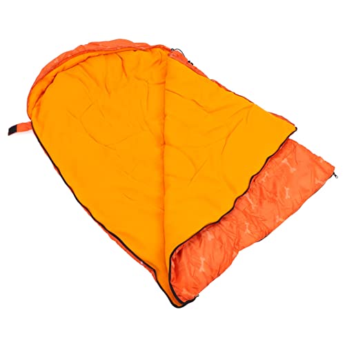 Saco de dormir para perros, diseño de cremallera lavable a máquina, cama para perros para acampar, segura para ir de excursión para viajar Cover