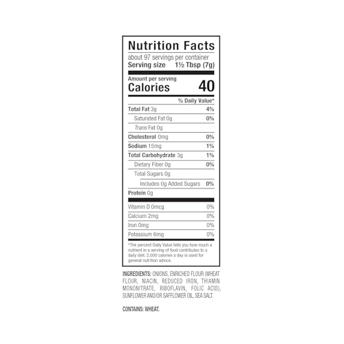 Image of Fresh Gourmet Crispy Onions Snack and Salad Topper, 24 Ounce (Pack of 2)