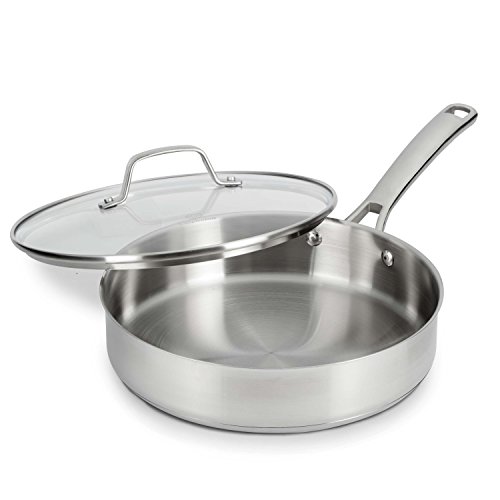 Calphalon Stainless Steel Cookware Sauce Pan with Lid, 3 qt., Stainless Steel 3 Gallery Image