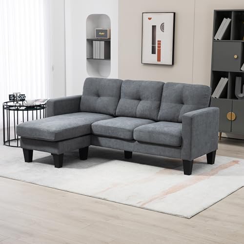 Canapé d'angle 3 places modulable Gris - Mod. 839-886V01CG