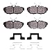 Dynamic Friction Company 5000 Advanced Brake Pads - Low Metallic and Hardware Kit
