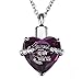 PREKIAR Heart Cremation Urn Necklace for Ashes Urn Jewelry Memorial Pendant with Fill Kit and Gift Box - Always on My Mind Forever in My Heart
