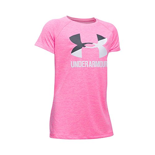 Under Armour Girls Novelty Big Logo Short Sleeve T-Shirt