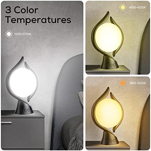 Sad Lamp, Light Therapy Lamp,10000 lux Sad Light with 3 Light Colors, 4 Timers, 5 Adjustable Light Intensity and Memory Function, UV-Free Sunlight Lamp for Home/Office.