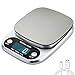 YIMINGYANG Digitale Küchenskala 22 lb/10 kg USB Lebensmittelskala Elektronische Kochskala LCD Display Edelstahlplattform, Waage der Skala zum Backen, Porto, 10 kg/1g