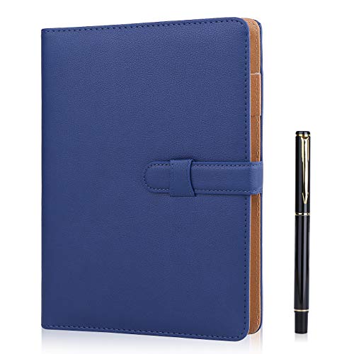 Taccuino In Pelle A5 Ricaricabile - 200 Pagine Rigate, Con Tasca E Portapenne, Design Elegante 2025 - Foto 7