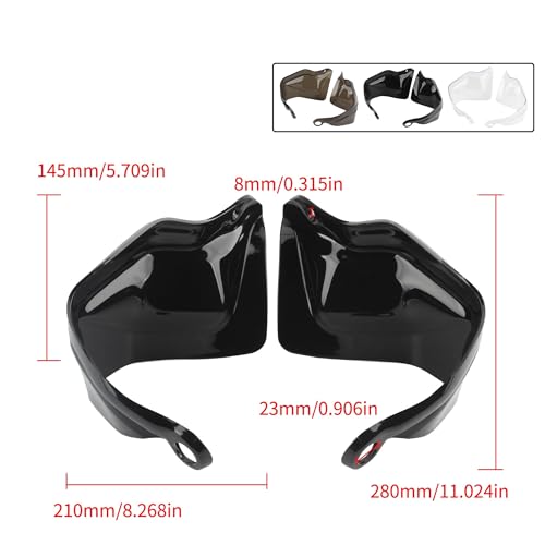 Protège-mains rehaussant pour R1200GS et F850GS bloquant le vent du guidon - 3