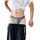 KUKUMOOD Herren-Tanga, Baumwolle, Sport, T-Rücken, sexy, klassisch, Schwarz/Rot/Grau, 3er-Pack (XL)