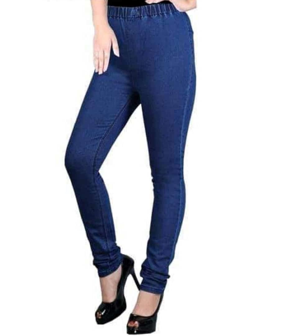 outer wear ayam exports Women Attractive Design Denim Fabric Jeggings-picture-12