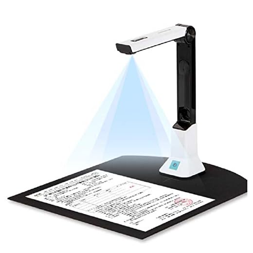 Document Camera Stand for Teachers Laptop, USB Portable High-Definition Scanner Office Classrooms with Real-time Projection Video Recording Versatility A4 Format, OCR Multi-Language Recognition,etc
