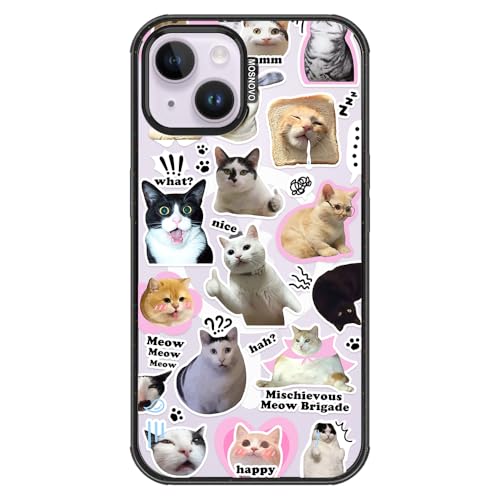 Coque iPhone 13 antichoc MagSafe idéale au quotidien avec motif chat mignon