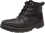 Clarks Rushwaymid GTX, Botas Chelsea para Hombre, Negro (Blk Tumbled Lea), 42.5 EU