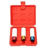 1/2-inch Drive Extra Thin Wall Deep Wheel Protector Lug Nut Impact Socket Set Protective Sleeves...