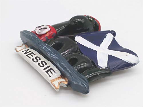 Imán decorativo 3D Monstruo del Lago Ness Escocia miniatura 4