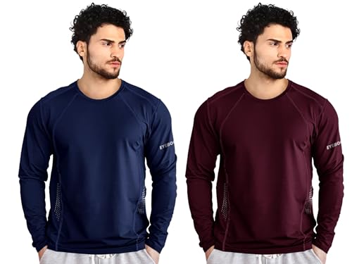 Image of Noble Monk Mens Polyester Solid Regular Fit T-Shirt