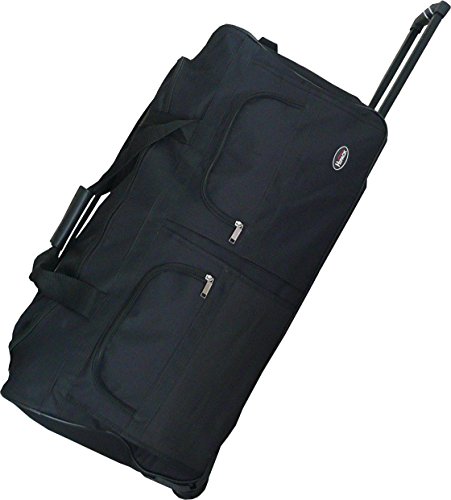 Polyester Rolling Wheeled Duffel Bag Travel Duffel on Wheel (36