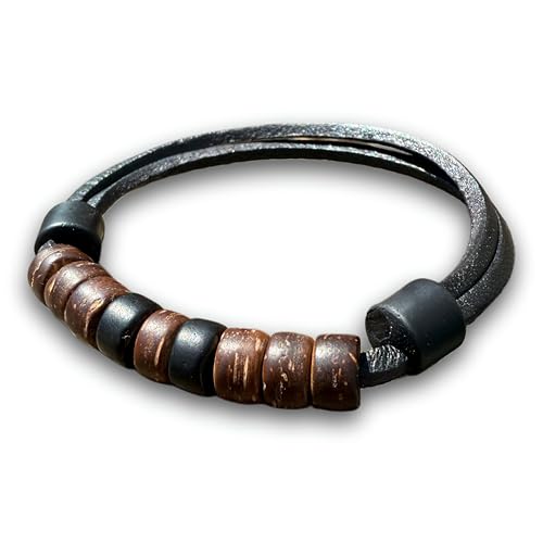 HANA LIMA HANA LIMA Surferarmband Lederarmband Armband Surf Herren Damen Surfschmuck verstellbar Boho