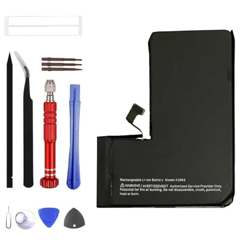 Batterie de rechange A2866 haute capacité pour iPhone 14 Pro et outils