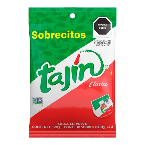 Lista de Tajines , listamos los 10 mejores. 47 Tajín Clásico Sachet 4g 30 piezas