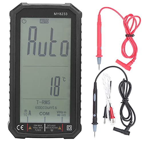 Multimètre numérique MY8233 ABS 600V avec écran rétroéclairé bicolore - 6