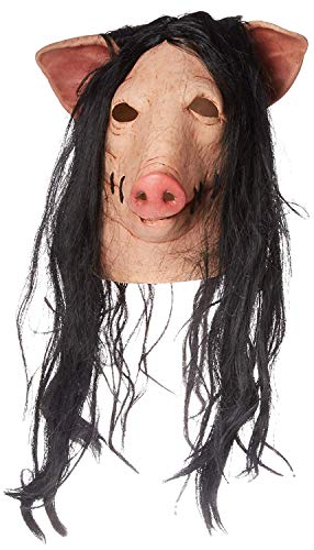 Scolpito da Neal Kennemore Trick Or Treat Studios Máscara de cerdo Saw