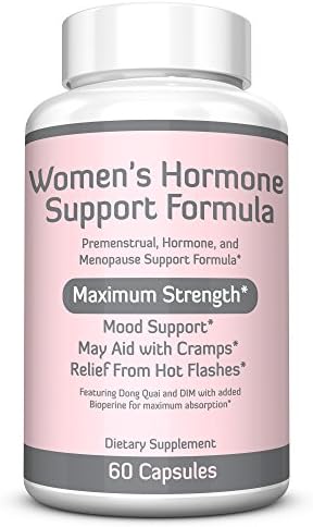 Re+Gen Nutrition Women’s Hormone Balance Support, Supplement with Vitamin E, Dong Quai, and DIM 200mg with BioPerine, PMS, Hot Flashes, Mood Swings, Night Sweats Support, 60 Capsules, 2 Month Supply
