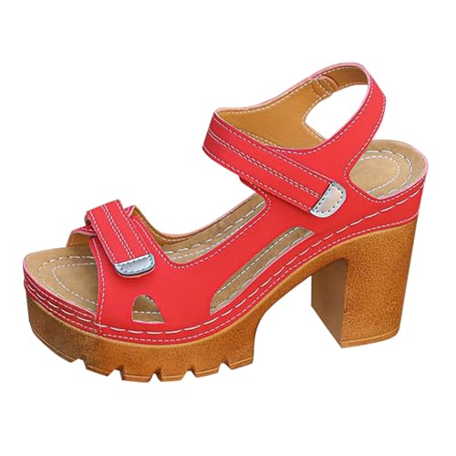 Mules pour femme avec talon bloc et sandales d'été à bride arrière confortables