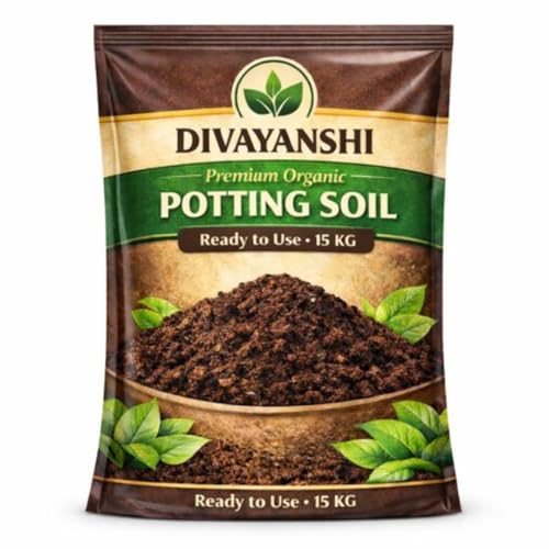 Image of Divayanshi Premium Potting Soil Mix for Plants & Gardening | Ready-to-Use Nutrient-Rich Soil for Indoor & Outdoor Pots | Ideal for Flowers, Vegetables & Home Garden-15kg