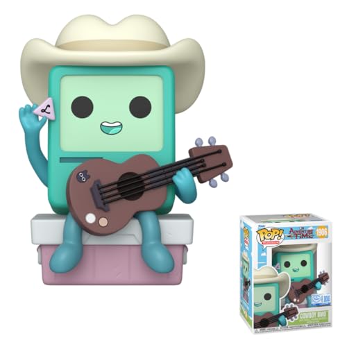 Funko Pop! Animation: Adventure Time - Cowboy BMO With Guitar- Figura in Vinile da Collezione - Idea Regalo - Merchandising Ufficiale - Giocattoli per Bambini e Adulti - Cartoon/Animation Fans