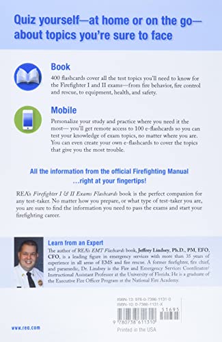 Firefighter I & II Exams Flashcard Book (Book + Online) (Firefighter Exam Test Preparation) - Image 2