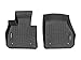 WeatherTech Custom Fit FloorLiners for BMW X1 28i, X2 M35i, X2 28i - 1st Row (448811), Black