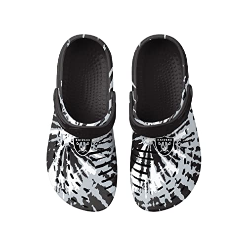 Image of FOCO Mens NFL Team Logo Tie-dye Garden Water Sandals Shoes Slipper Clogs with Strap