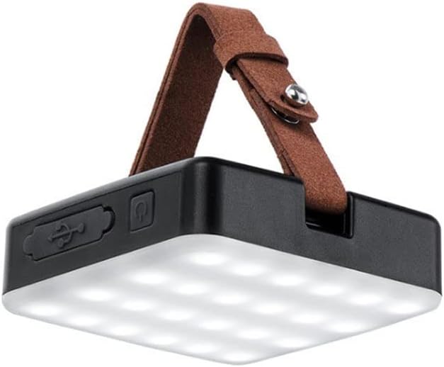 LED Portable Camping Tent Light 1300LM Super Bright Outdoor LED Lantern Great for Hurricane Emergency Hiking Power Outages (Color : White) (Black )