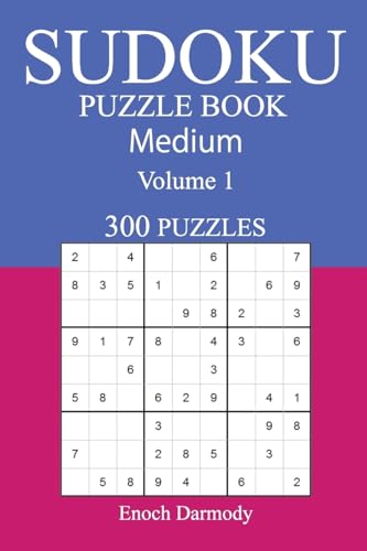 300 Medium Sudoku Puzzle Book: Volume 1